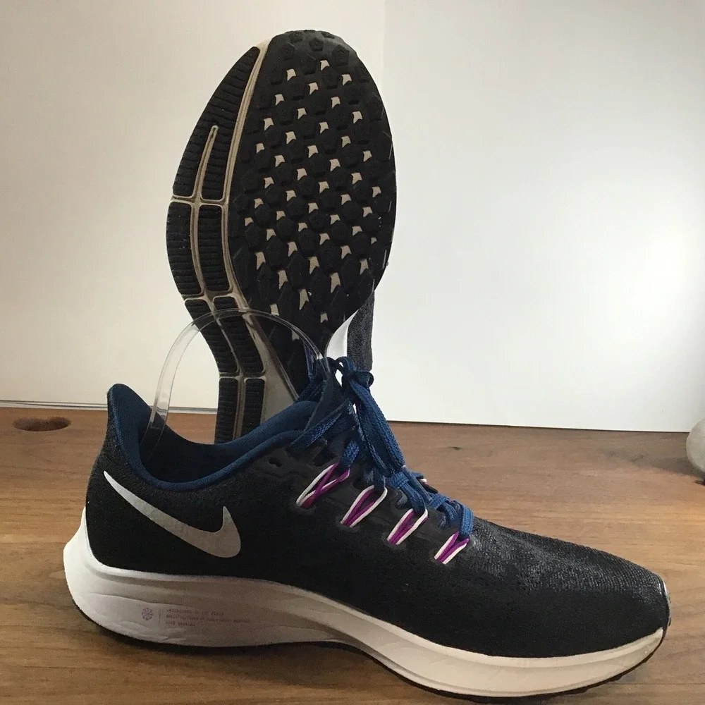 Nike Womens Air Zoom Pegasus 36 Shoes AQ2210-012 | Black/Purple/Blue | Size 8.5